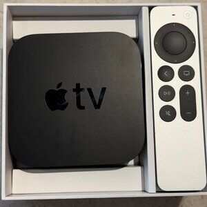 Apple TV (5th Generation) 4K HD Media Streamer with Remote & HDMi cord